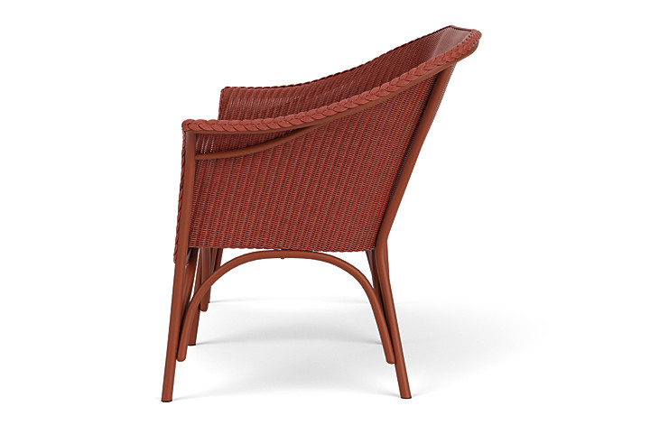 Lloyd Flanders™ All Seasons Settee with Padded Seat - Terracotta