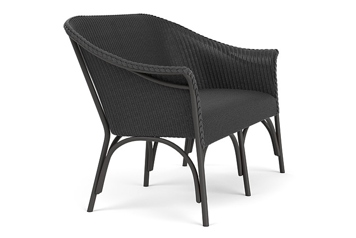 Lloyd Flanders™ All Seasons Settee with Padded Seat - Charcoal