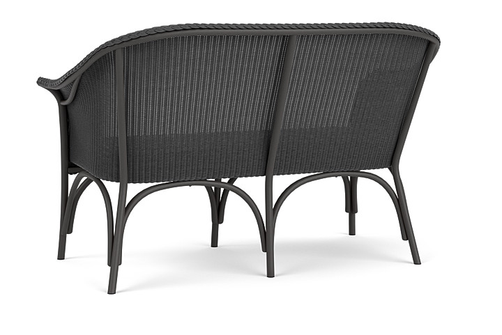 Lloyd Flanders™ All Seasons Settee with Padded Seat - Charcoal