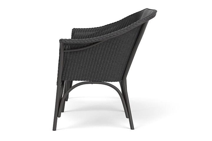 Lloyd Flanders™ All Seasons Settee with Padded Seat - Charcoal