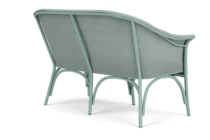 Lloyd Flanders™ All Seasons Settee with Padded Seat - Sea Glass