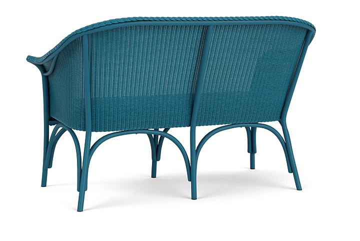 Lloyd Flanders™ All Seasons Settee with Padded Seat - Peacock