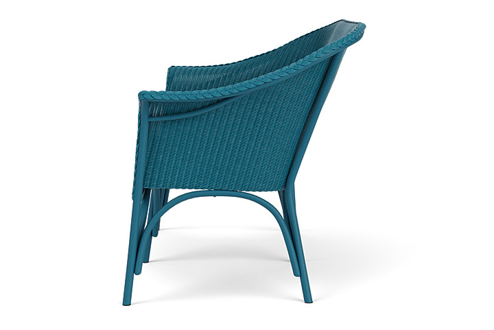 Lloyd Flanders™ All Seasons Settee with Padded Seat - Peacock