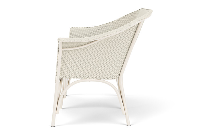 Lloyd Flanders™ All Seasons Settee with Padded Seat - Ivory