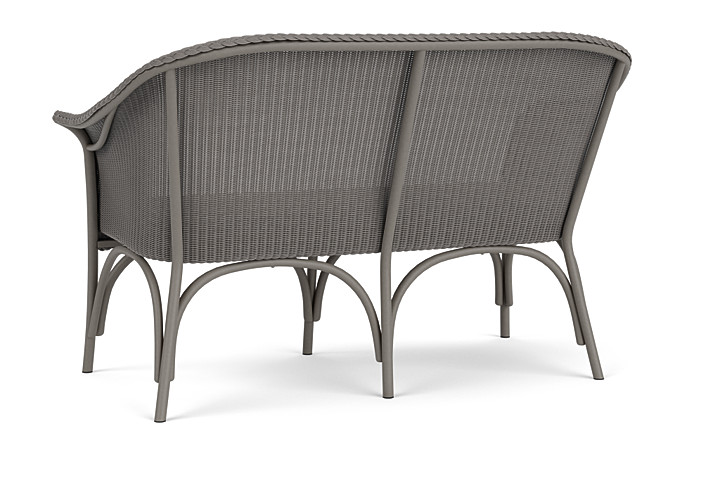 Lloyd Flanders™ All Seasons Settee with Padded Seat - Pewter