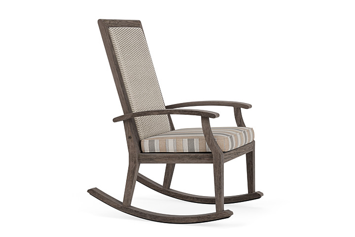 Lloyd Flanders™ Frontier High Back Porch Rocker - Linen