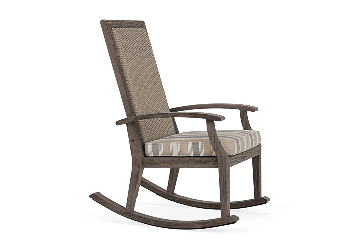 Lloyd Flanders™ Frontier High Back Porch Rocker - French Beige