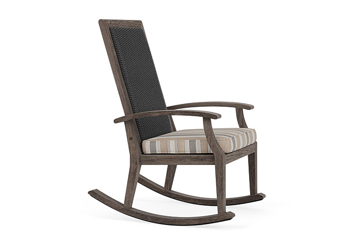 Lloyd Flanders™ Frontier High Back Porch Rocker - Charcoal