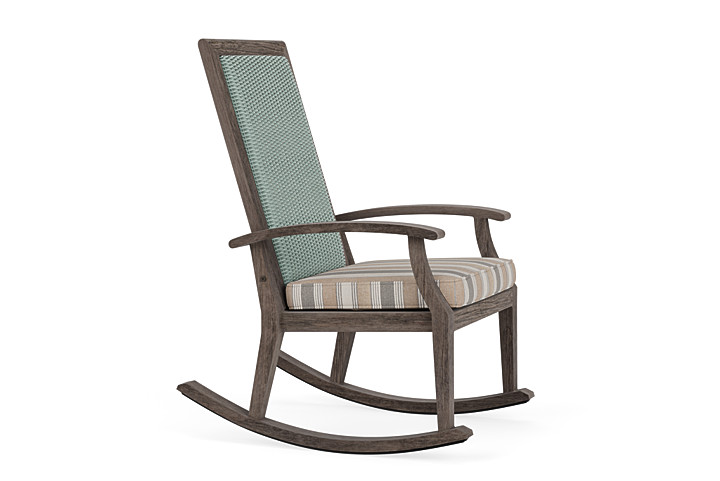 Lloyd Flanders™ Frontier High Back Porch Rocker - Sea Glass