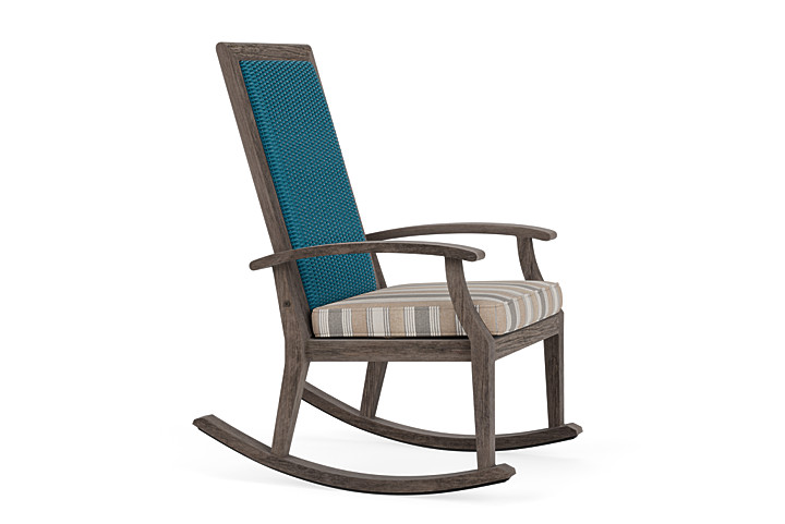 Lloyd Flanders™ Frontier High Back Porch Rocker - Peacock