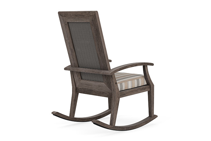 Lloyd Flanders™ Frontier High Back Porch Rocker - Pewter