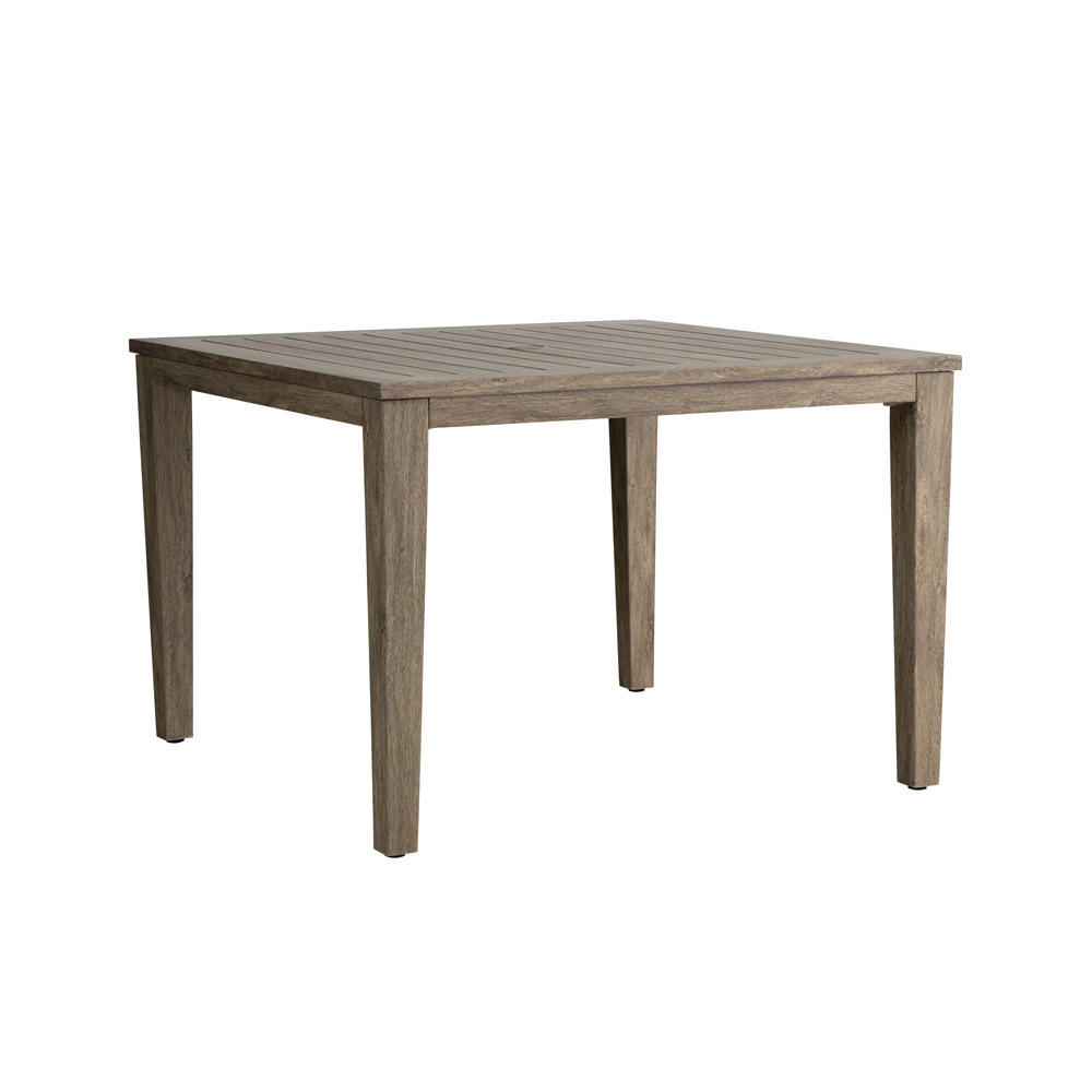 Lloyd Flanders - Frontier 44" Square Umbrella Dining Table