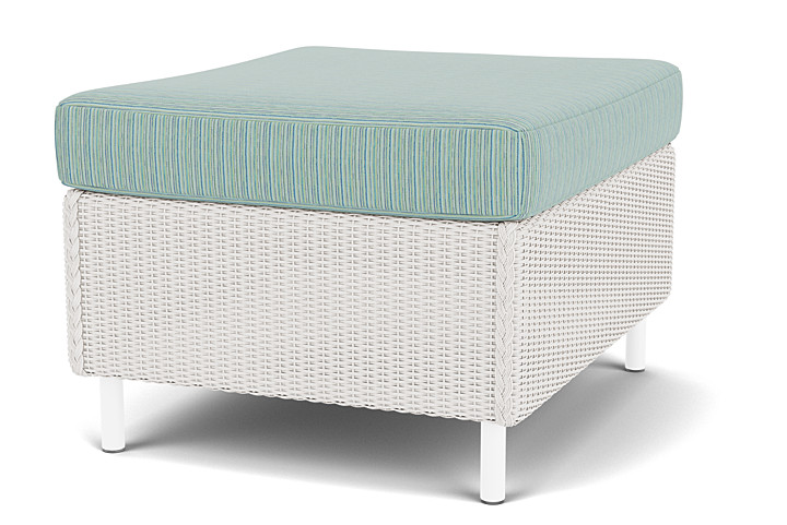 Lloyd Flanders™ Visions Ottoman - White