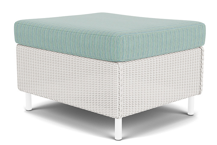 Lloyd Flanders™ Visions Ottoman - White