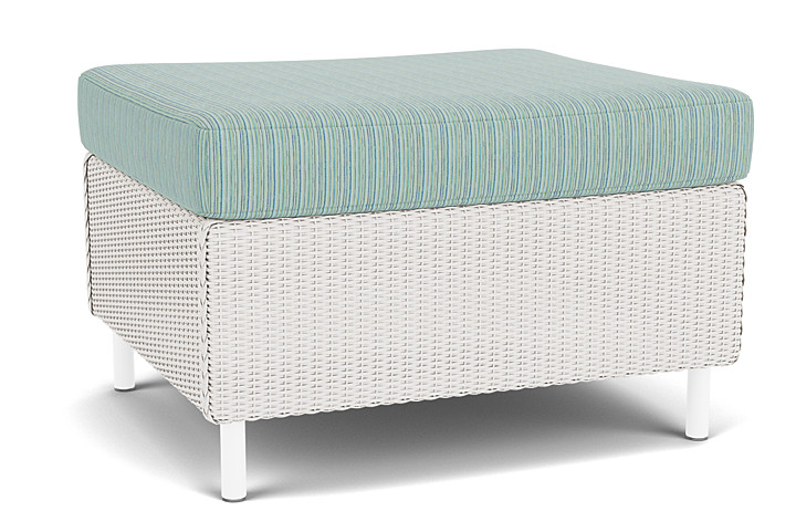 Lloyd Flanders™ Visions Ottoman - White