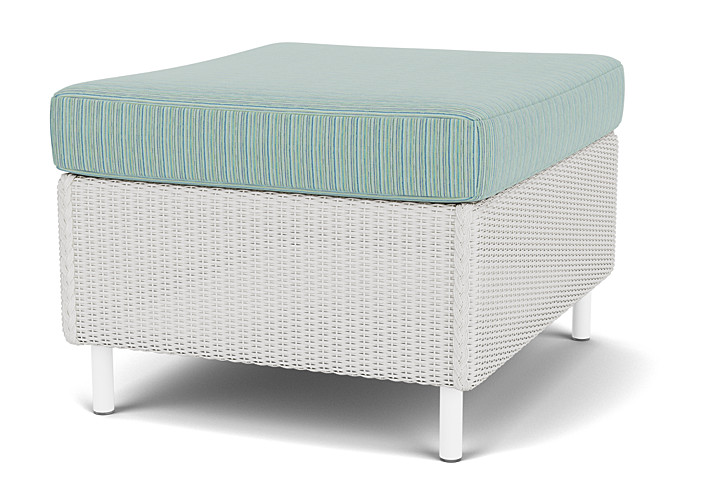 Lloyd Flanders™ Visions Ottoman - Matte White