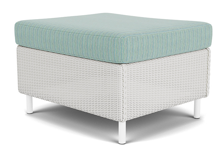 Lloyd Flanders™ Visions Ottoman - Matte White