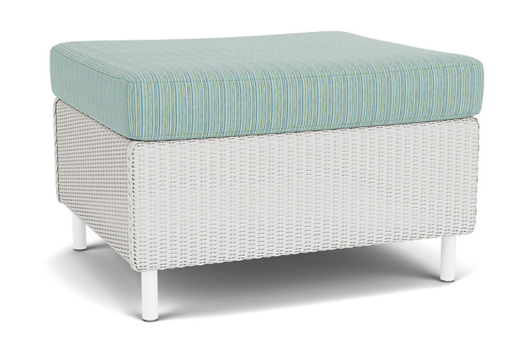 Lloyd Flanders™ Visions Ottoman - Matte White