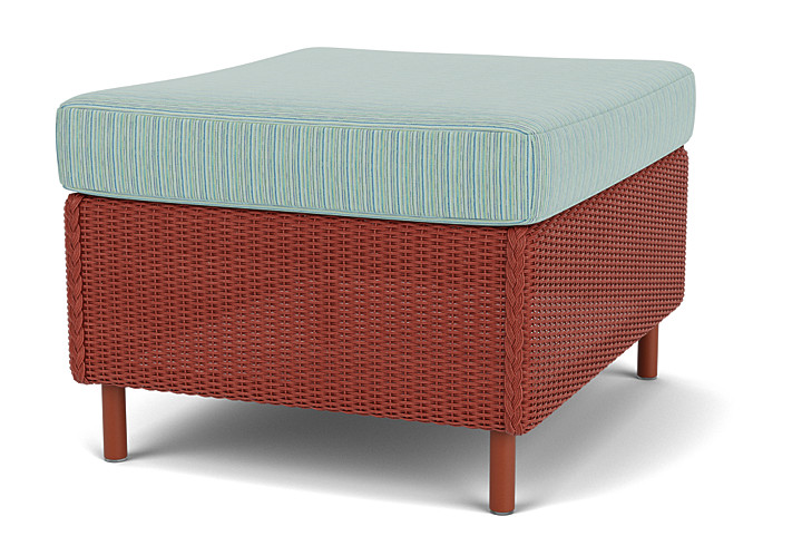 Lloyd Flanders™ Visions Ottoman - Terracotta