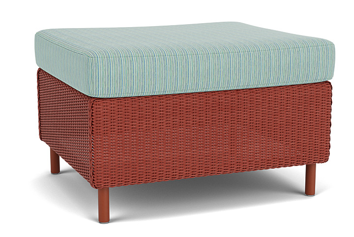 Lloyd Flanders™ Visions Ottoman - Terracotta