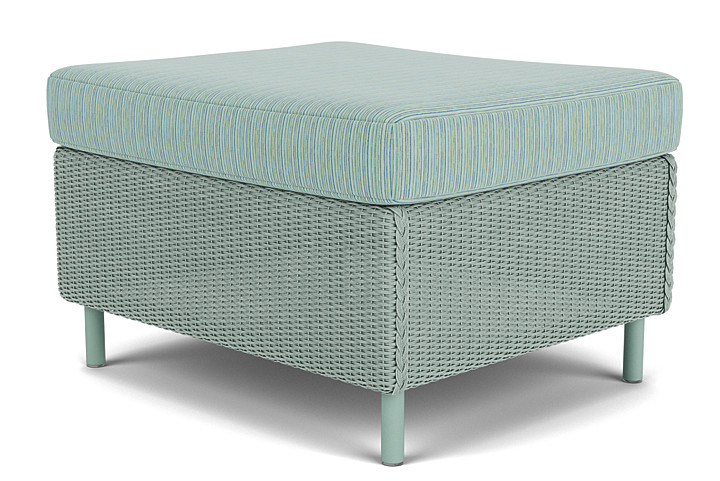 Lloyd Flanders™ Visions Ottoman - Sea Glass