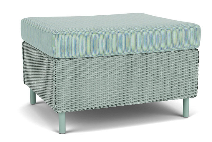 Lloyd Flanders™ Visions Ottoman - Sea Glass