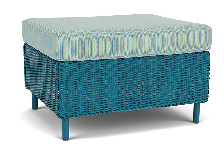 Lloyd Flanders™ Visions Ottoman - Peacock