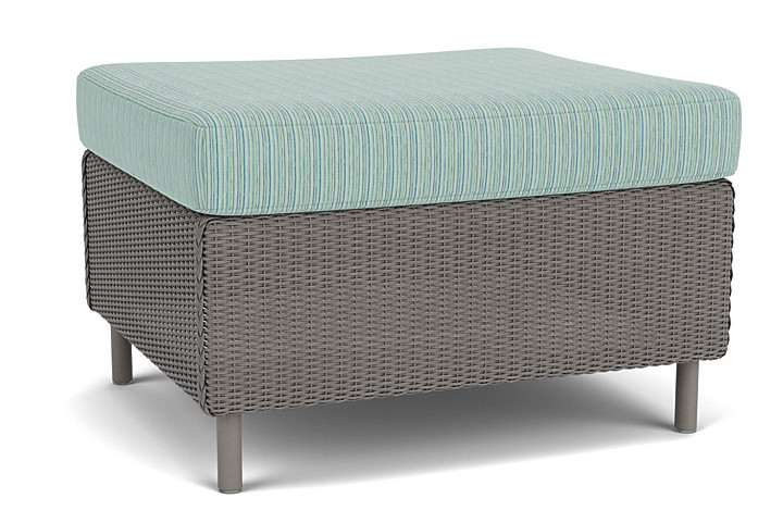 Lloyd Flanders™ Visions Ottoman - Pewter