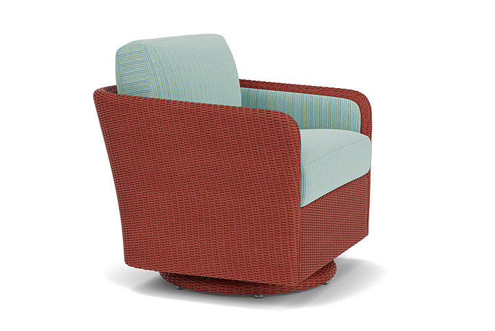 Lloyd Flanders™ Visions Swivel Glider Lounge Chair - Terracotta