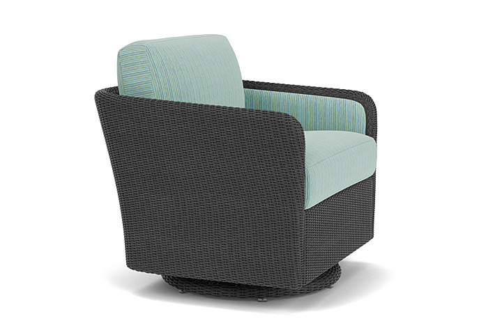 Lloyd Flanders™ Visions Swivel Glider Lounge Chair - Charcoal