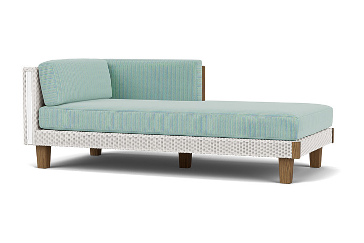 Lloyd Flanders™ Catalina Left Arm Chaise - White