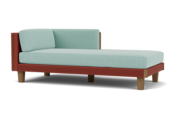 Lloyd Flanders™ Catalina Left Arm Chaise - Terracotta