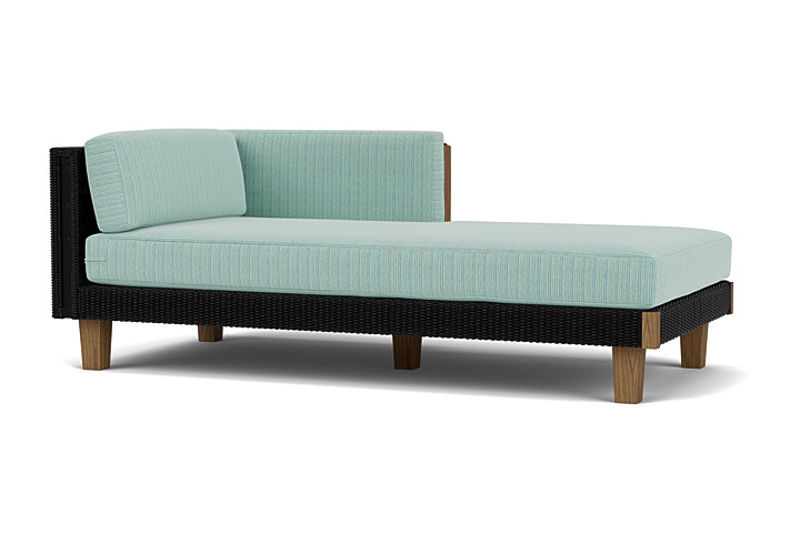 Lloyd Flanders™ Catalina Left Arm Chaise - Ebony