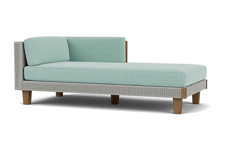 Lloyd Flanders™ Catalina Left Arm Chaise - Platinum