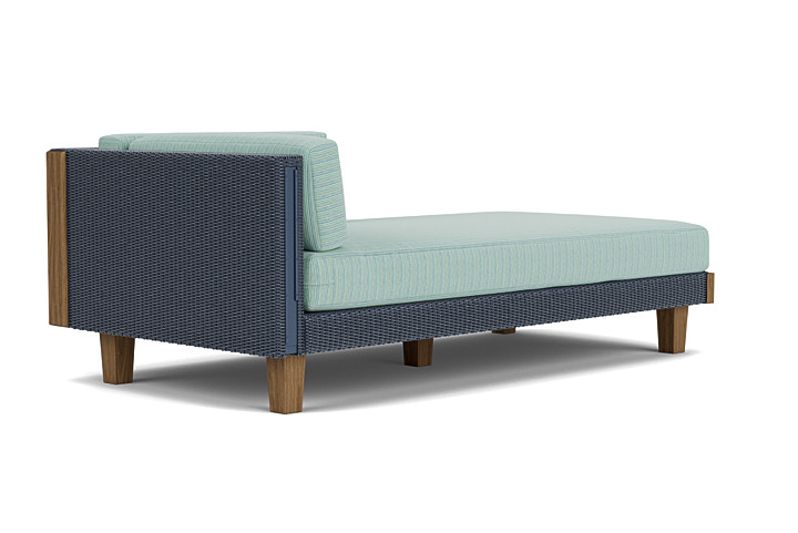 Lloyd Flanders™ Catalina Left Arm Chaise - Denim Blue