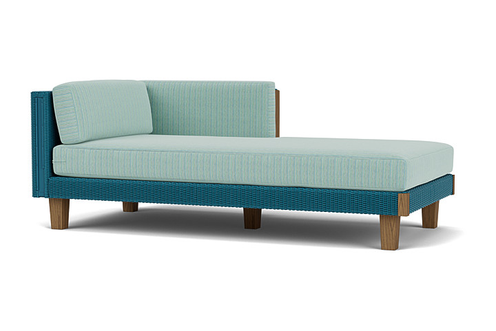 Lloyd Flanders™ Catalina Left Arm Chaise - Peacock