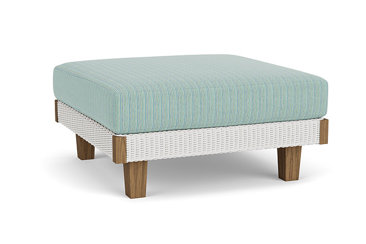 Lloyd Flanders™ Catalina Ottoman  - Matte White