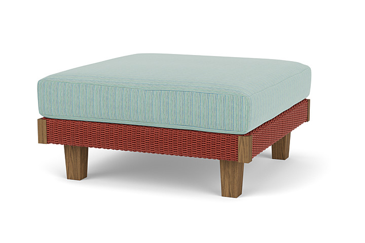 Lloyd Flanders™ Catalina Ottoman  - Terracotta