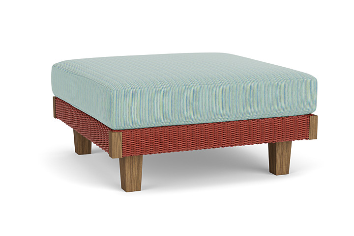 Lloyd Flanders™ Catalina Ottoman  - Terracotta