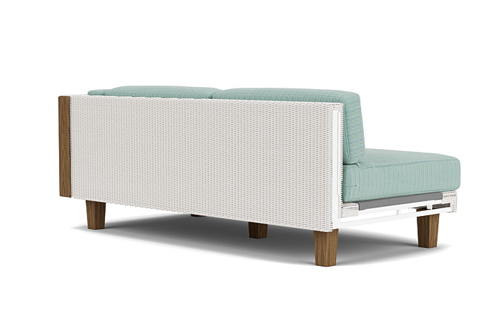 Lloyd Flanders™ Catalina Left Arm Loveseat - White