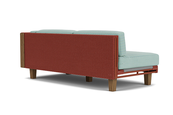 Lloyd Flanders™ Catalina Left Arm Loveseat - Terracotta