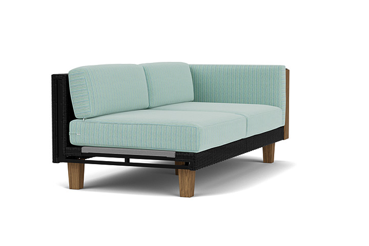 Lloyd Flanders™ Catalina Left Arm Loveseat - Ebony