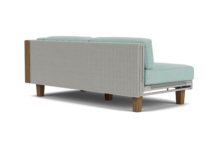 Lloyd Flanders™ Catalina Left Arm Loveseat - Platinum