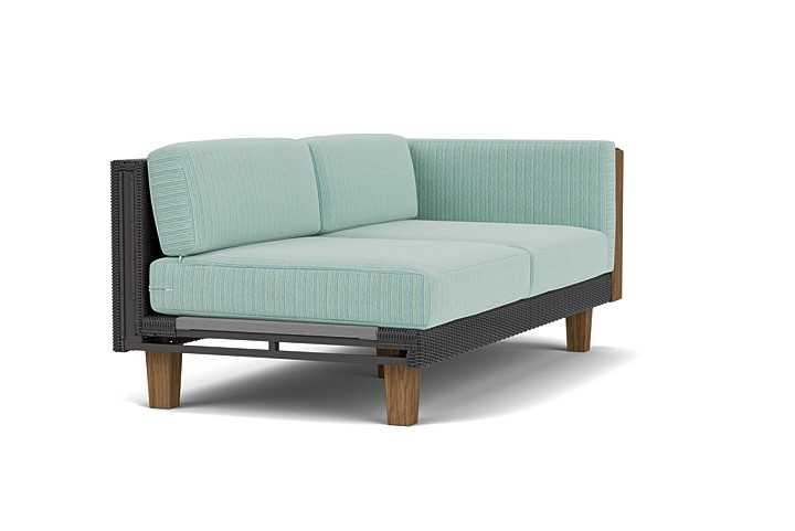 Lloyd Flanders™ Catalina Left Arm Loveseat - Charcoal