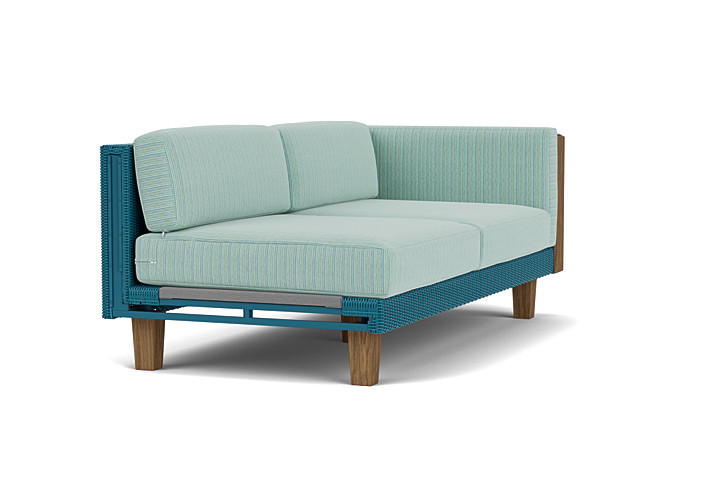 Lloyd Flanders™ Catalina Left Arm Loveseat - Peacock