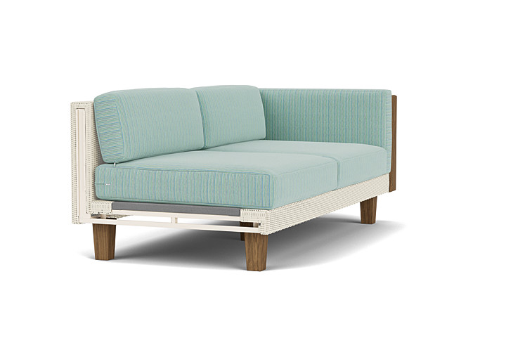 Lloyd Flanders™ Catalina Left Arm Loveseat - Ivory