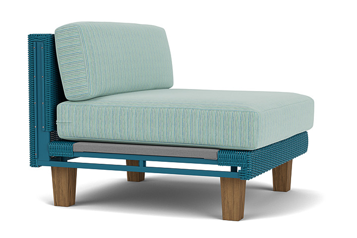 Lloyd Flanders™ Catalina Armless Sectional - Peacock