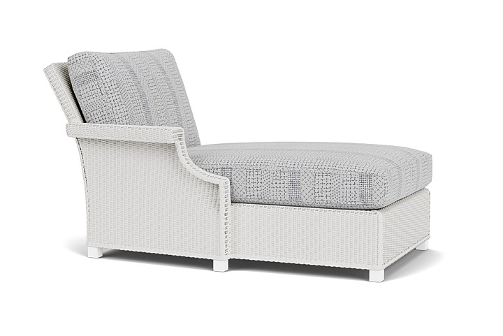 Lloyd Flanders™ Hamptons Right Arm Chaise - Matte White