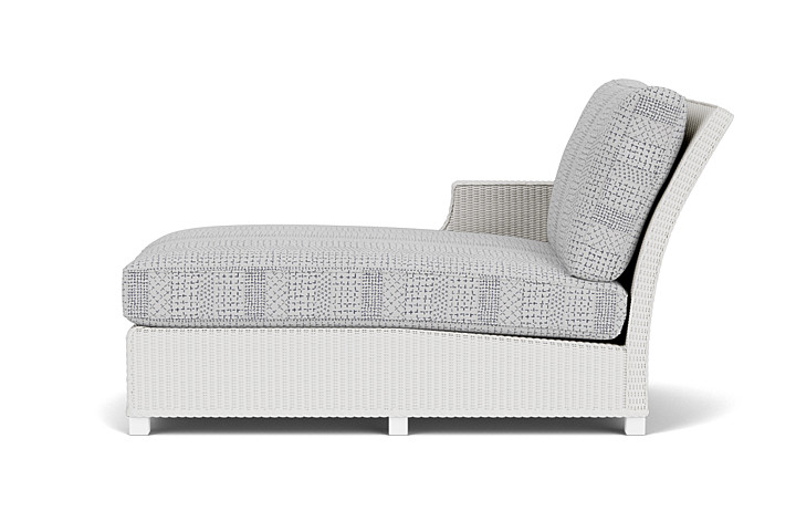 Lloyd Flanders™ Hamptons Right Arm Chaise - Matte White