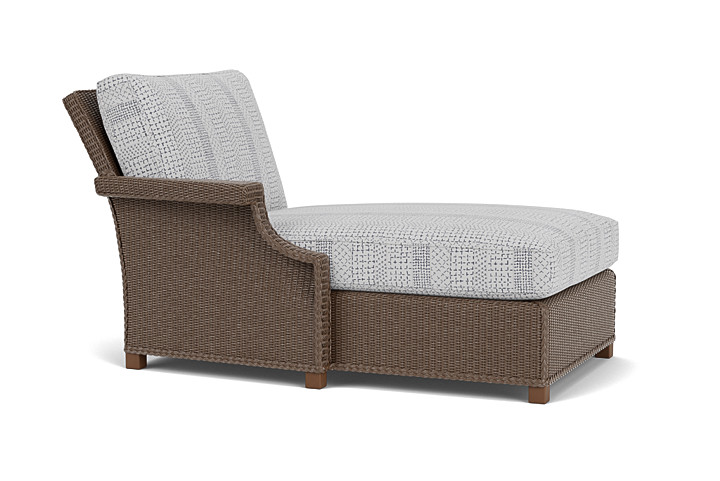 Lloyd Flanders™ Hamptons Right Arm Chaise - Bark